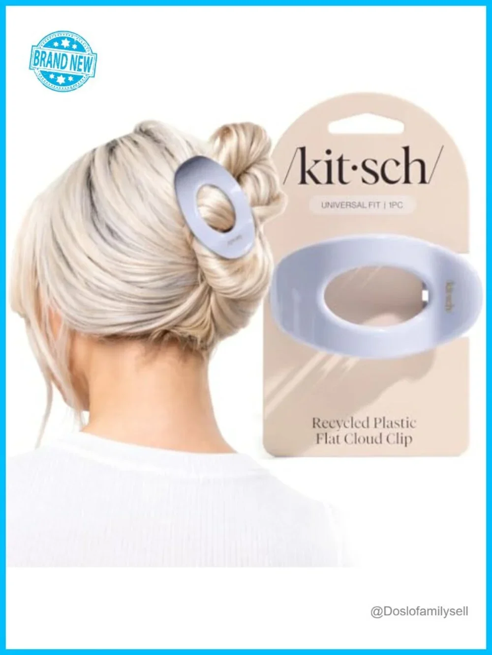 Medium Flat Claw Clips - Strong Hold for All Hair Types Non-Slip Secure